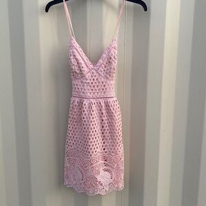 Eyelet midi abercrombie & fitch dress